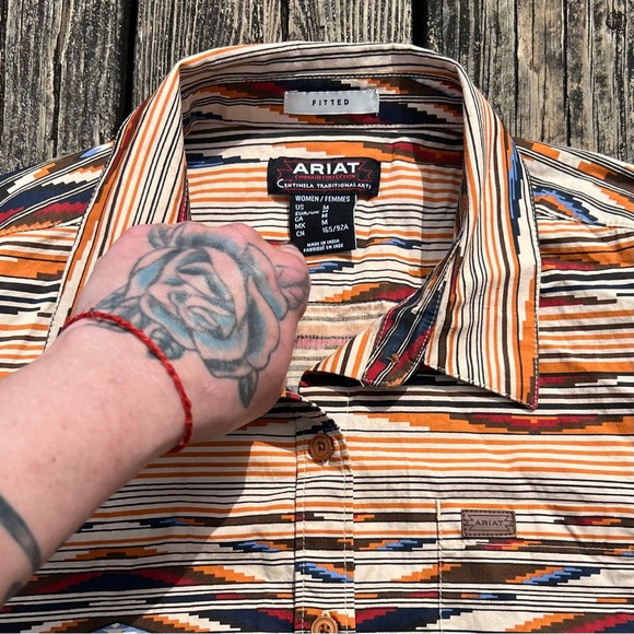 Ariat Western Button Up Shirt - Picture 3 of 4